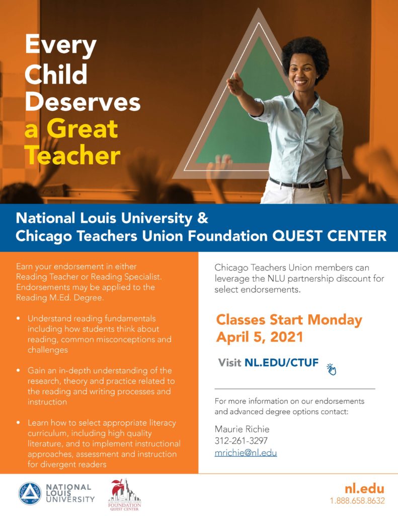 Graduate Courses, Certificates, and Endorsements Chicago Teachers